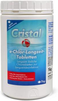 CRISTAL e-Chlor-Langzeit-Tabletten (200g) 1,0 kg