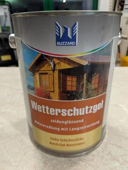 Buzzard Wetterschutzgel 5 ltr. / Holzschutzgel für innen & außen