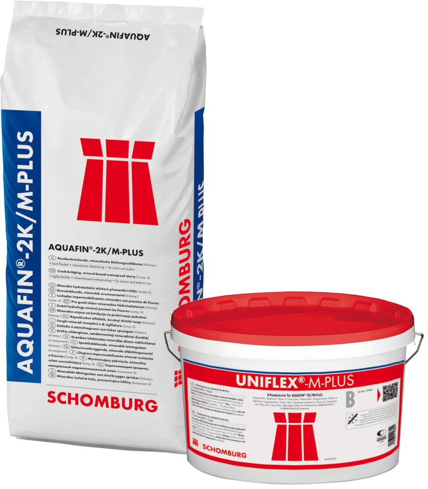 Schomburg Aquafin 2K/M-PLUS (7 kg), flexible mineralische Dichtschlämme