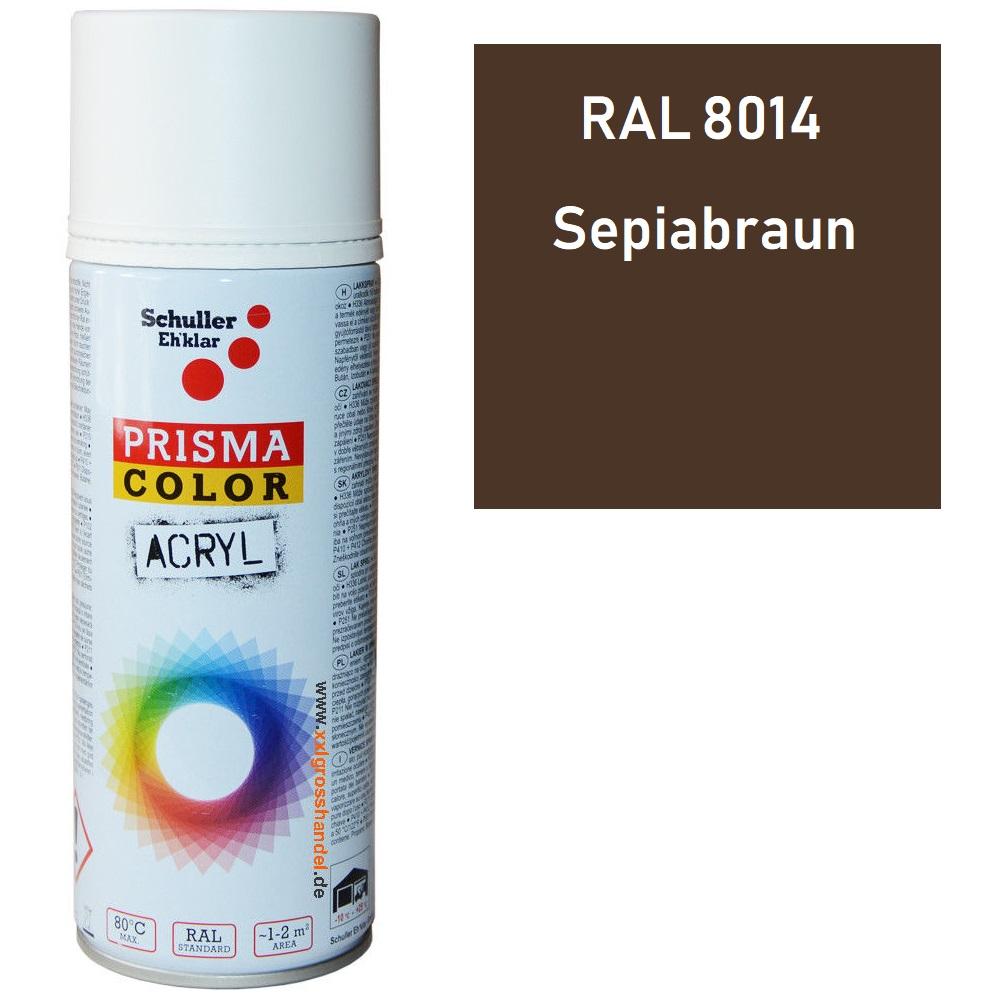 TRISTARcolor RAL 8014 Sepiabraun Brillante Bote De Spray